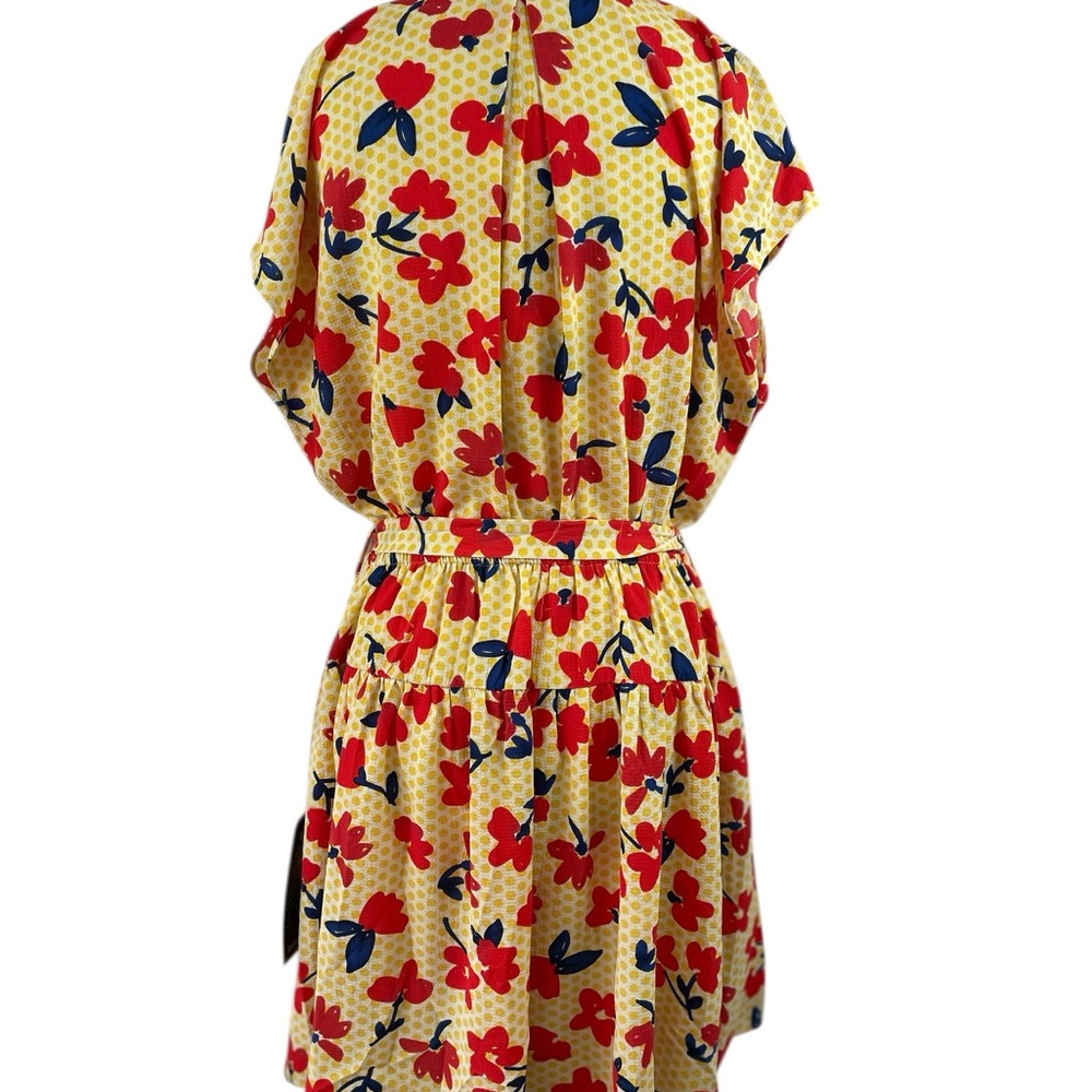 Torrid Loralette Vibrant Floral Wrap Dress with Belt, Size 14/16 - Picture 2 of 9
